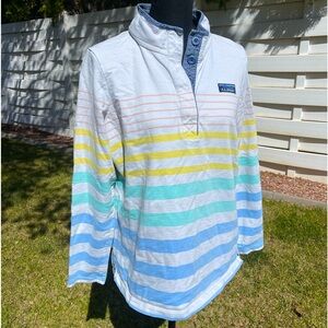 LL Bean long sleeve quarter button
